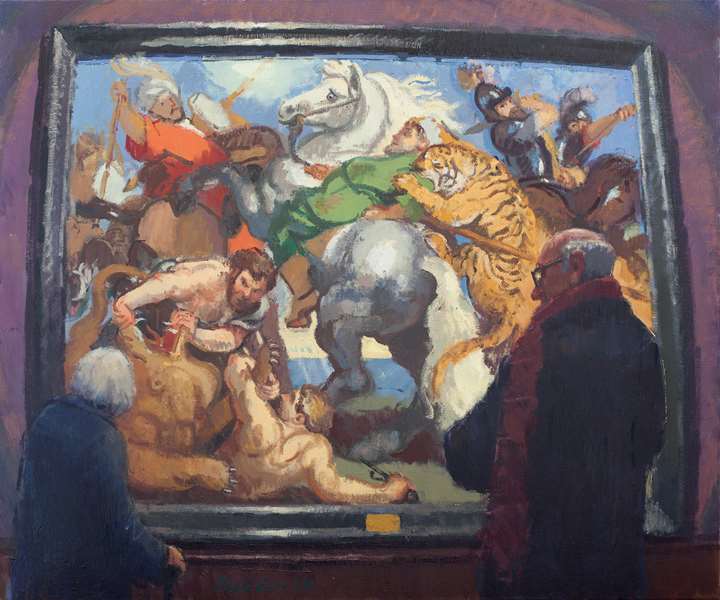 Rubens' 'Lion, Tiger and Leopard Hunt' in the Royal Academy